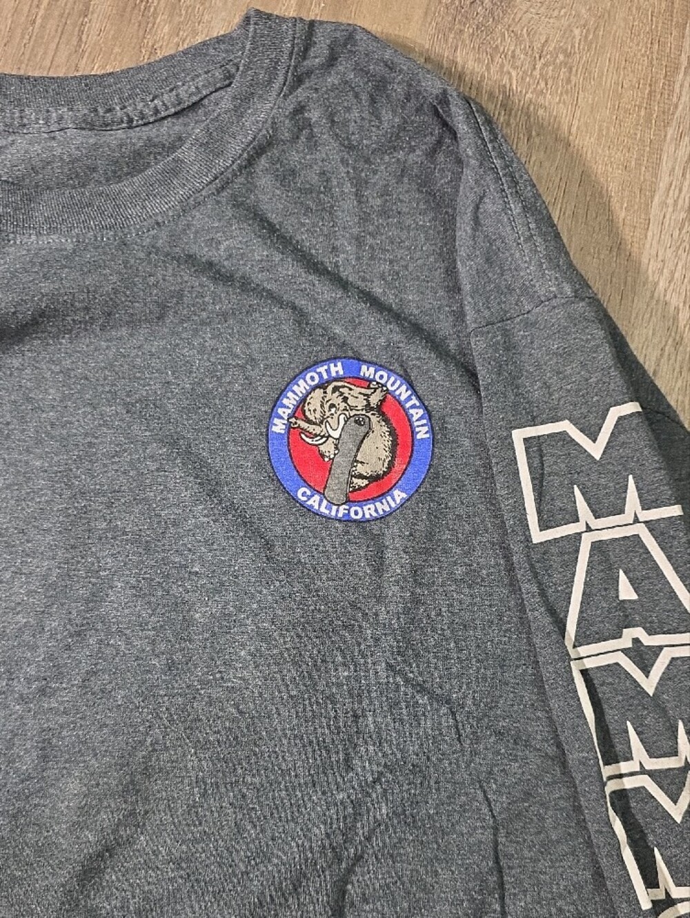 Mammoth Long Sleeve Crewneck Tee - Charcoal - Picture 2 of 5
